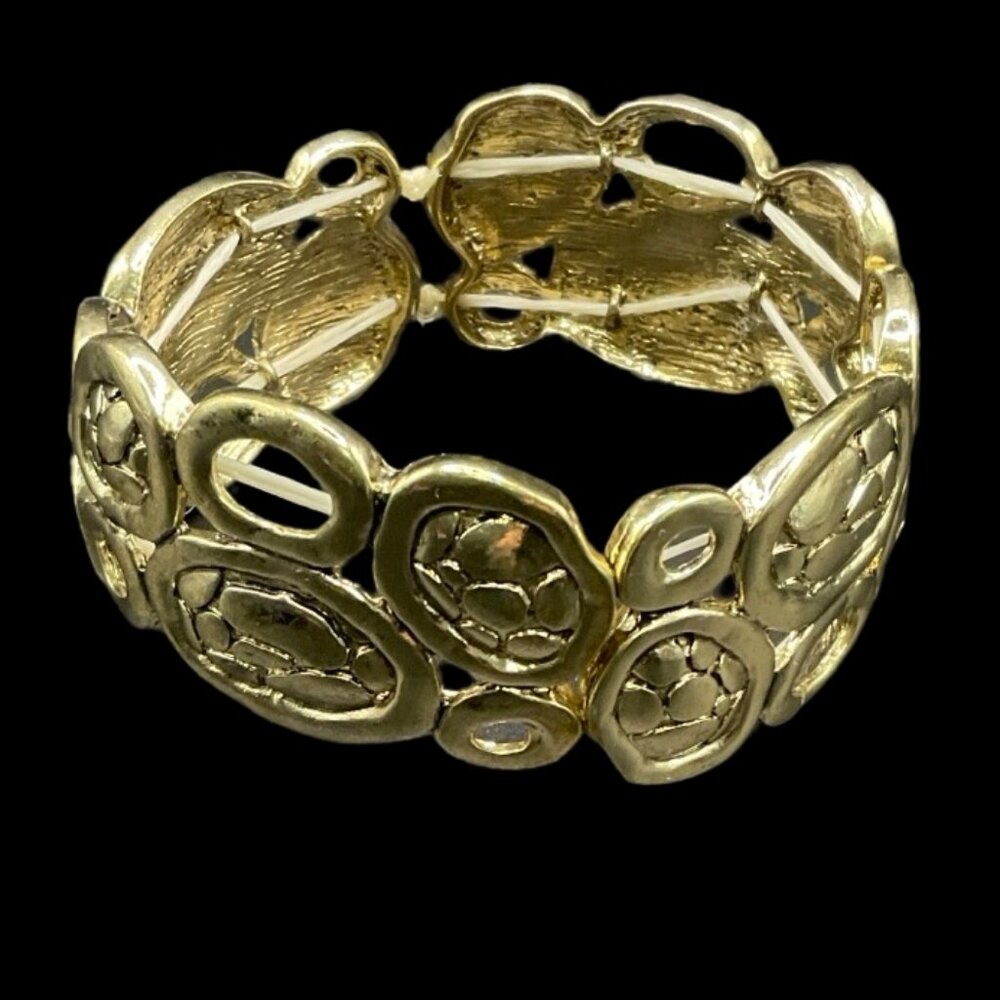 👗5/$25 - Gold Tone Stretch Bracelet